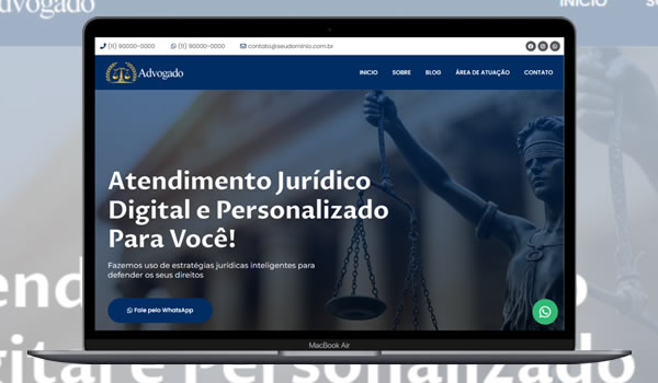 Template site advocacia 100% editável